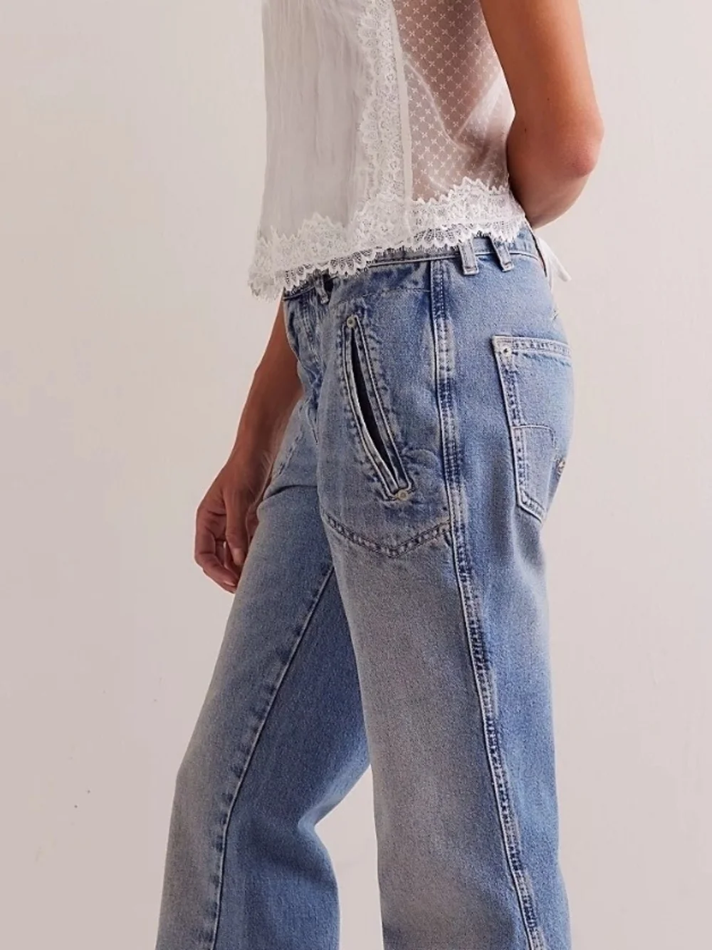 Free People We The Free Carnivale Low Rise Bootcut Jeans